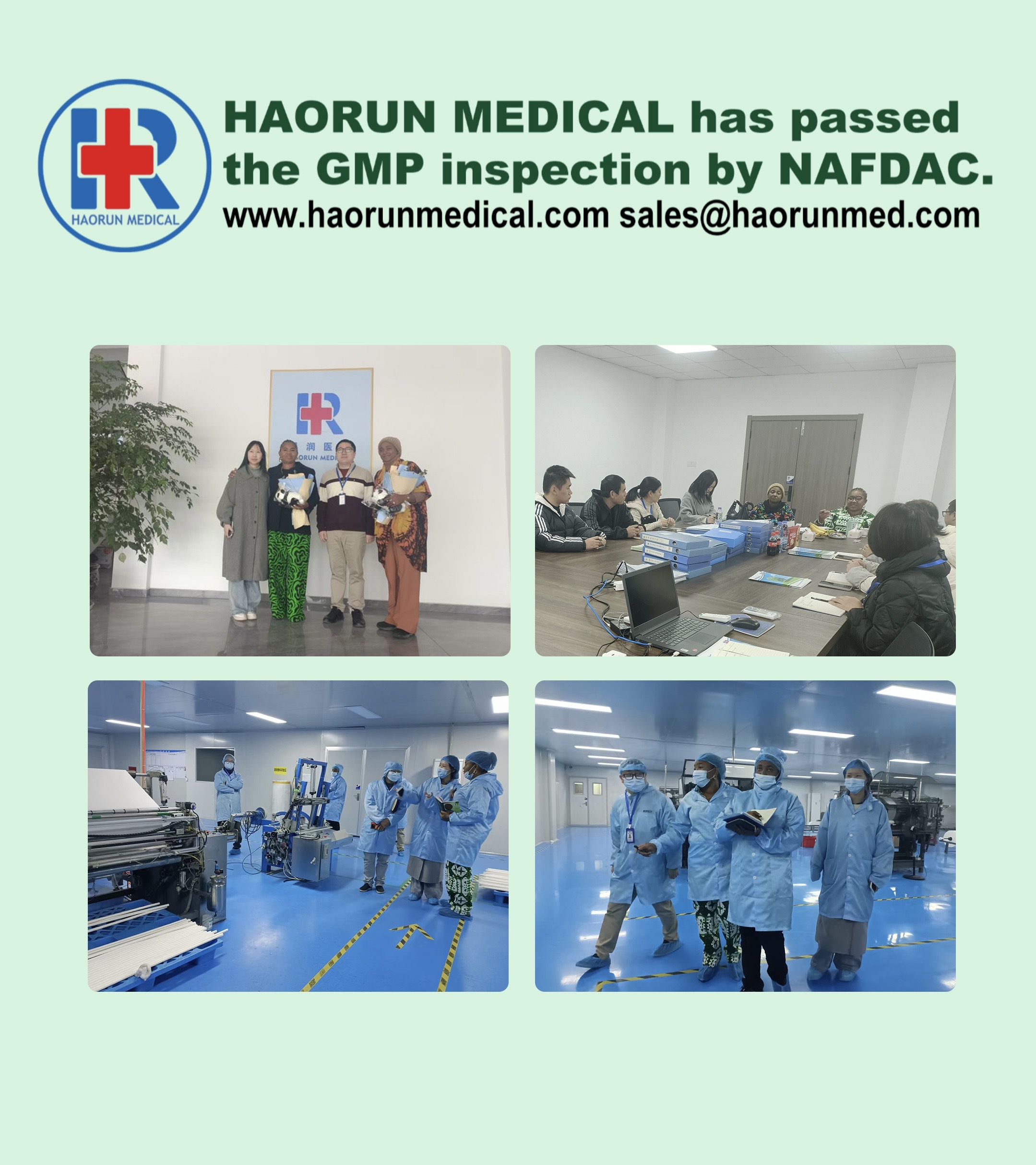 Haorunmed’s Quality Gains International Recognition – Passed NAFDAC Certification