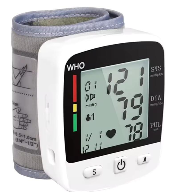 Wrist Blood Pressure Monitor – Portable & Easy to Use